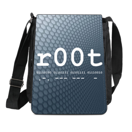 Сумка-планшет с принтом ROOT binary