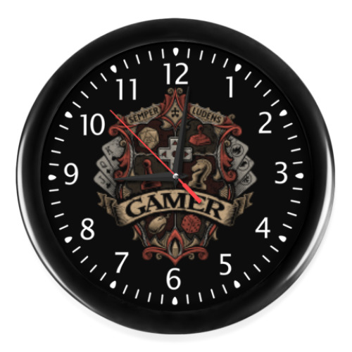Часы Герб Геймера Gamer