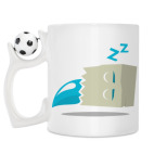 Кружка с футбольным мячиком