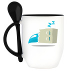 Кружка с ложкой