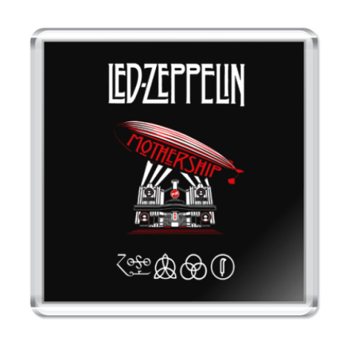 Магнит с принтом Led Zeppelin