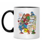 Кружка двухцветная