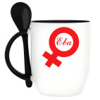 Кружка с ложкой