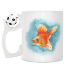 Кружка с футбольным мячиком