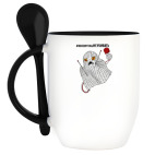 Кружка с ложкой