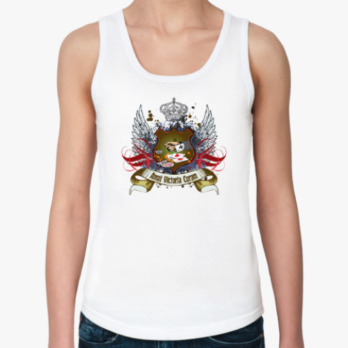 Женская майка с принтом Победа любит подготовку