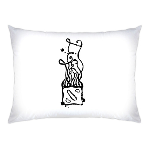 Подушка с принтом Dota-Life. Гранж.