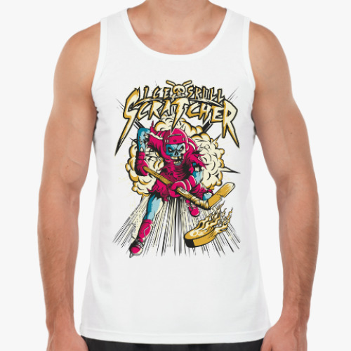 Майка с принтом Хоккеист