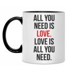 Кружка двухцветная