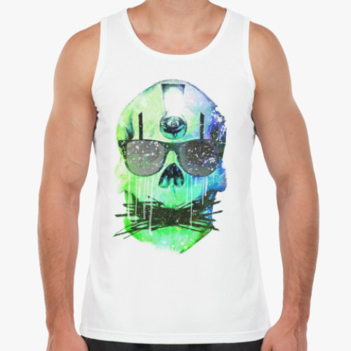 Майка с принтом Skull Insight (Acid)