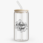 Банка с бамбуковой крышкой