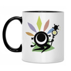 Кружка двухцветная