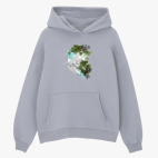 Толстовка худи оверсайз