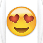 Emoji Смайл: Влюбленный