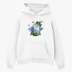 Толстовка худи оверсайз