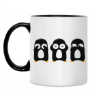 Кружка двухцветная