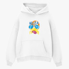 Толстовка худи оверсайз