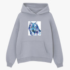 Толстовка худи оверсайз