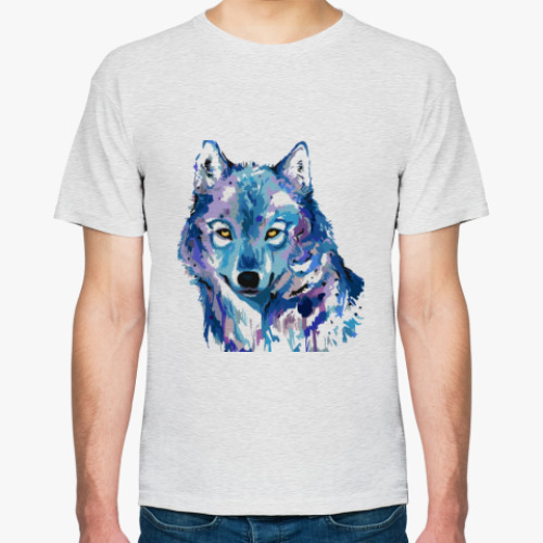 Футболка с принтом Волк