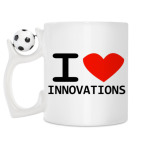 Кружка с футбольным мячиком