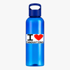 Прозрачная спортивная бутылка