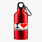 Металлическая бутылка 400 мл UV-DTF