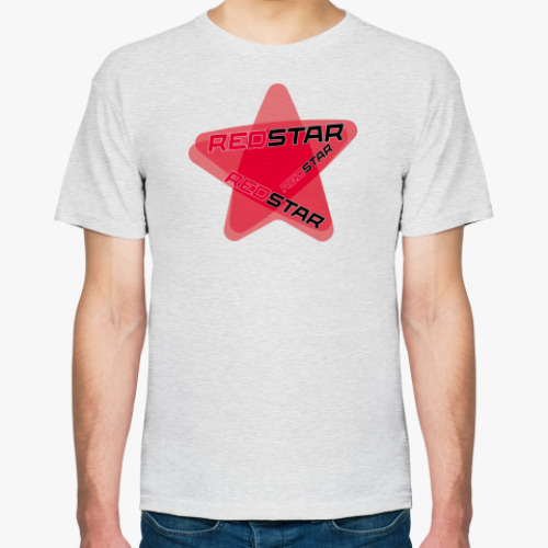 Футболка с принтом  Красная звезда