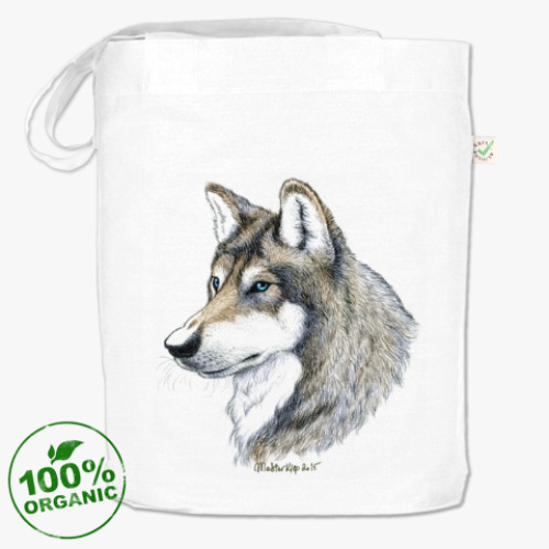 Сумка шоппер 'Лесной волк'