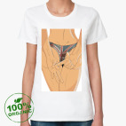 Женская футболка органик