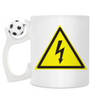 Кружка с футбольным мячиком