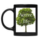 Кружка цветная UV-DTF