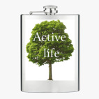 Фляжка стальная