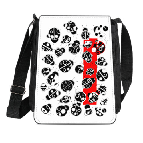 Сумка-планшет с принтом Коровушки