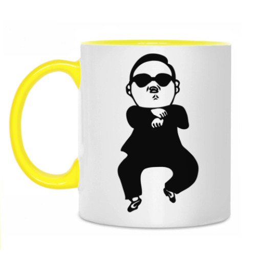 Кружка с принтом В стиле гангнам (gangnam)