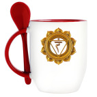 Кружка с ложкой Манипура чакра