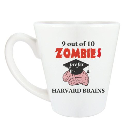Чашка Латте Harvard brains