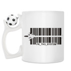 Кружка с футбольным мячиком