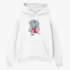 Толстовка худи оверсайз