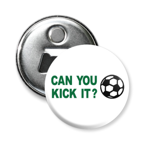 Магнит-открывашка с принтом Хочешь ударить?