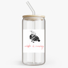 Банка с бамбуковой крышкой