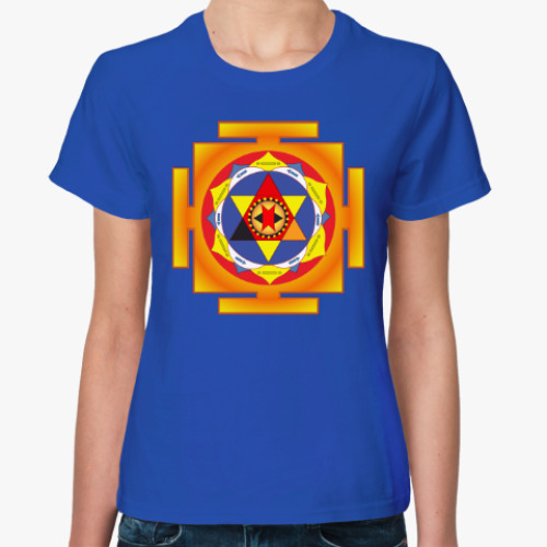 Женская футболка Янтра Солнца