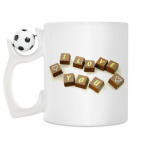Кружка с футбольным мячиком