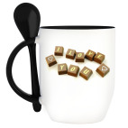 Кружка с ложкой