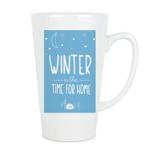 Чашка Латте Уютная зима