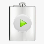 Фляжка стальная