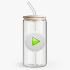 Банка с бамбуковой крышкой