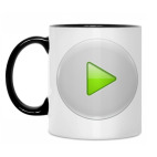 Кружка двухцветная