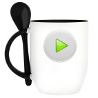 Кружка с ложкой