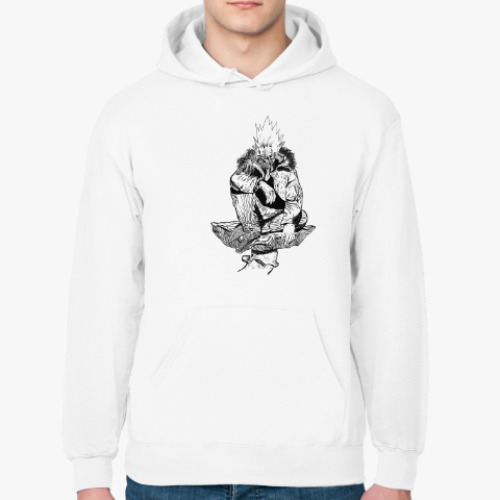 Толстовка худи с принтом Dorohedoro-дорохедоро