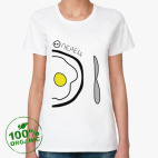 Женская футболка органик